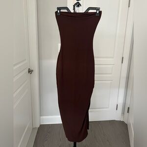 Windsor Chocolate Strapless Dress